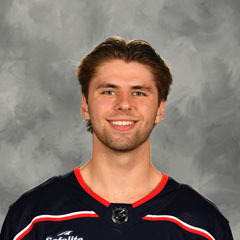 Columbus Blue Jacket Hockey Player Adam Fantilli